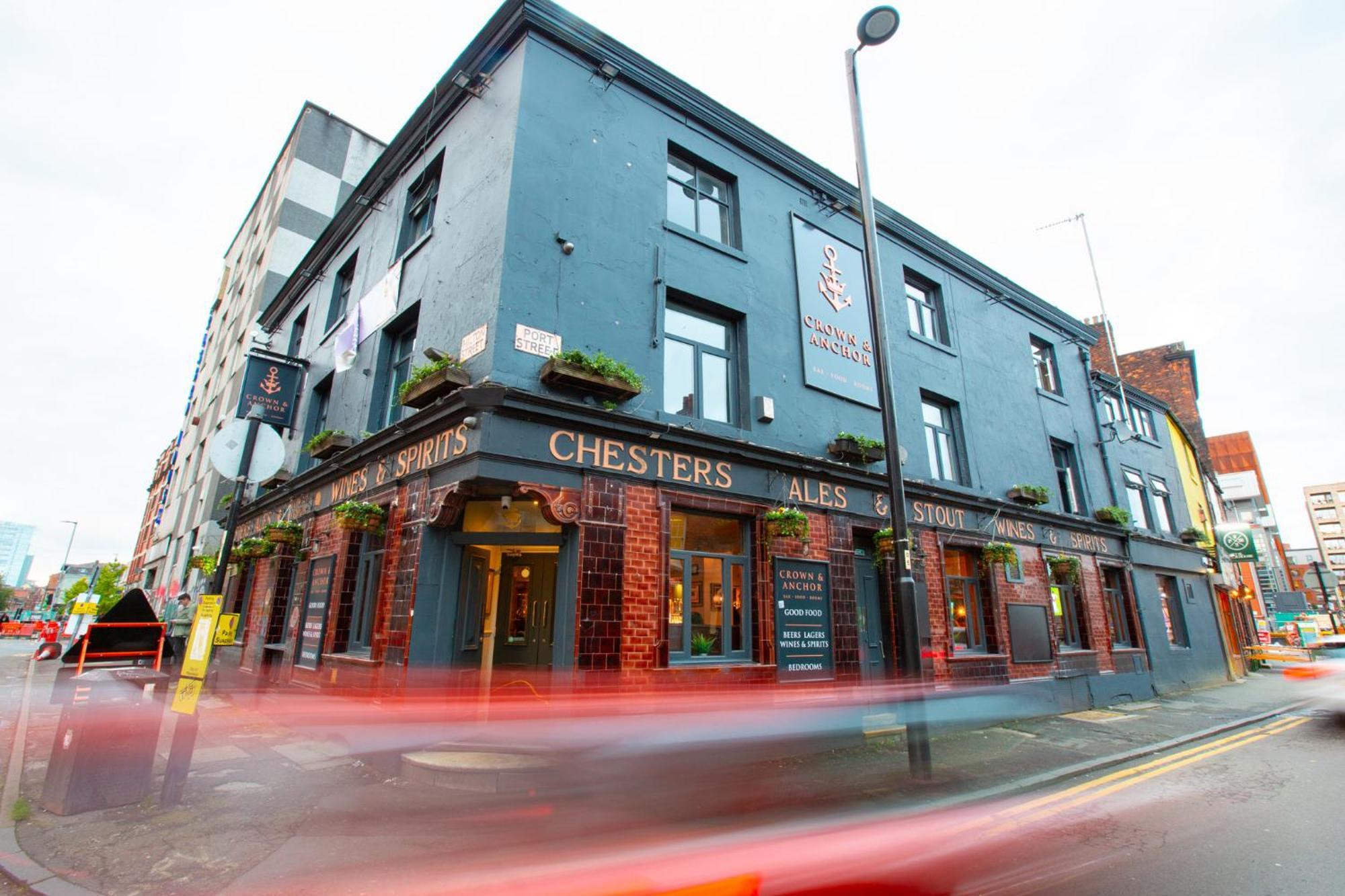The Crown & Anchor Hotel Manchester Buitenkant foto